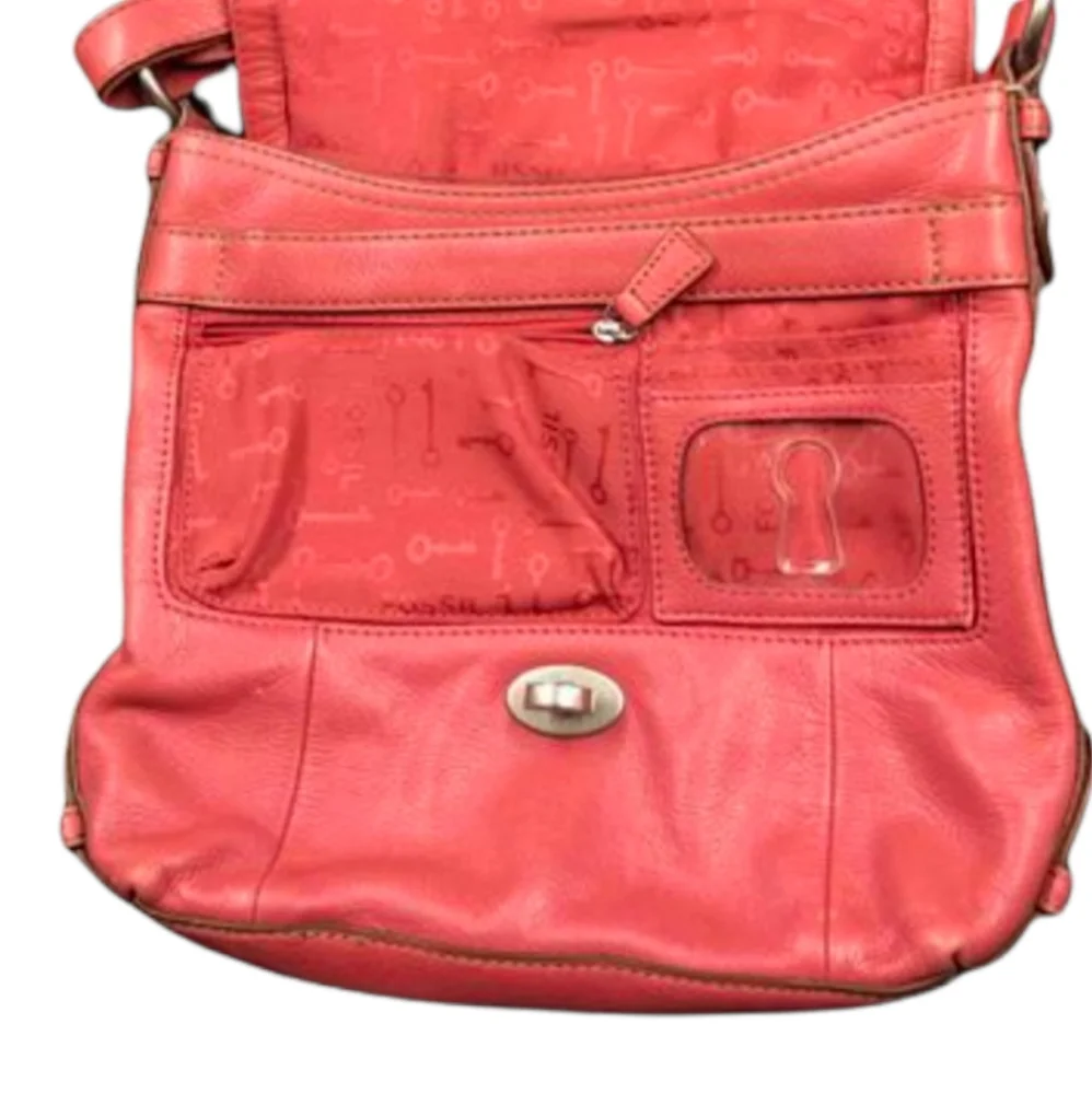 RARE Fossil Maddox Messenger Bag High Quality Leather Y2K Purse